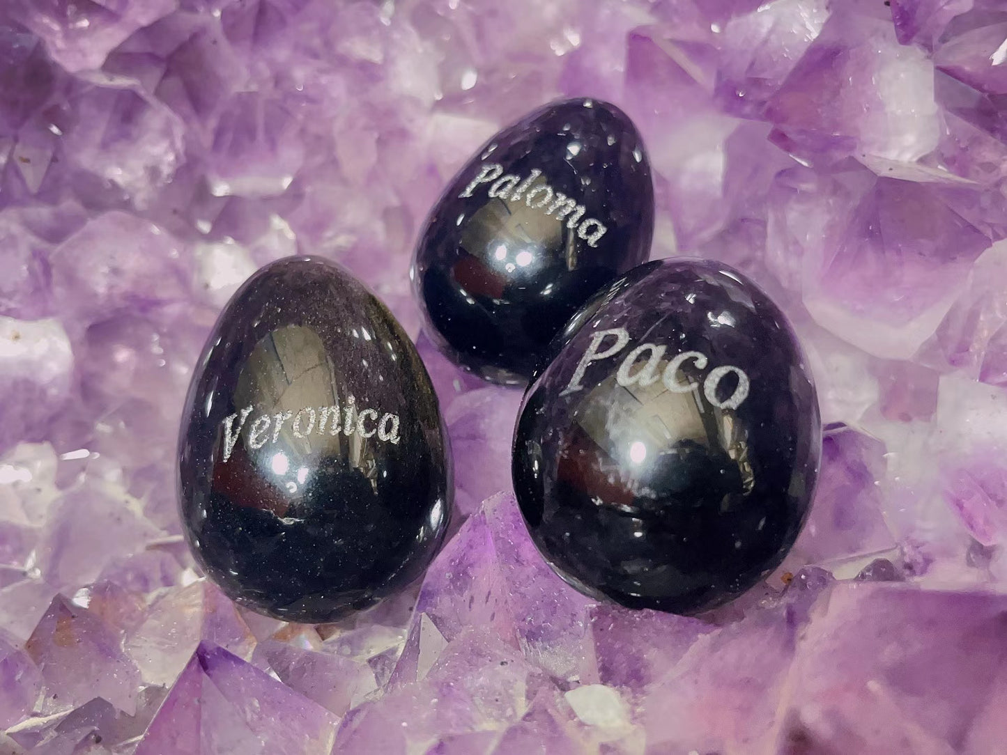 Custom Engraving Obsidian Egg (followers only)