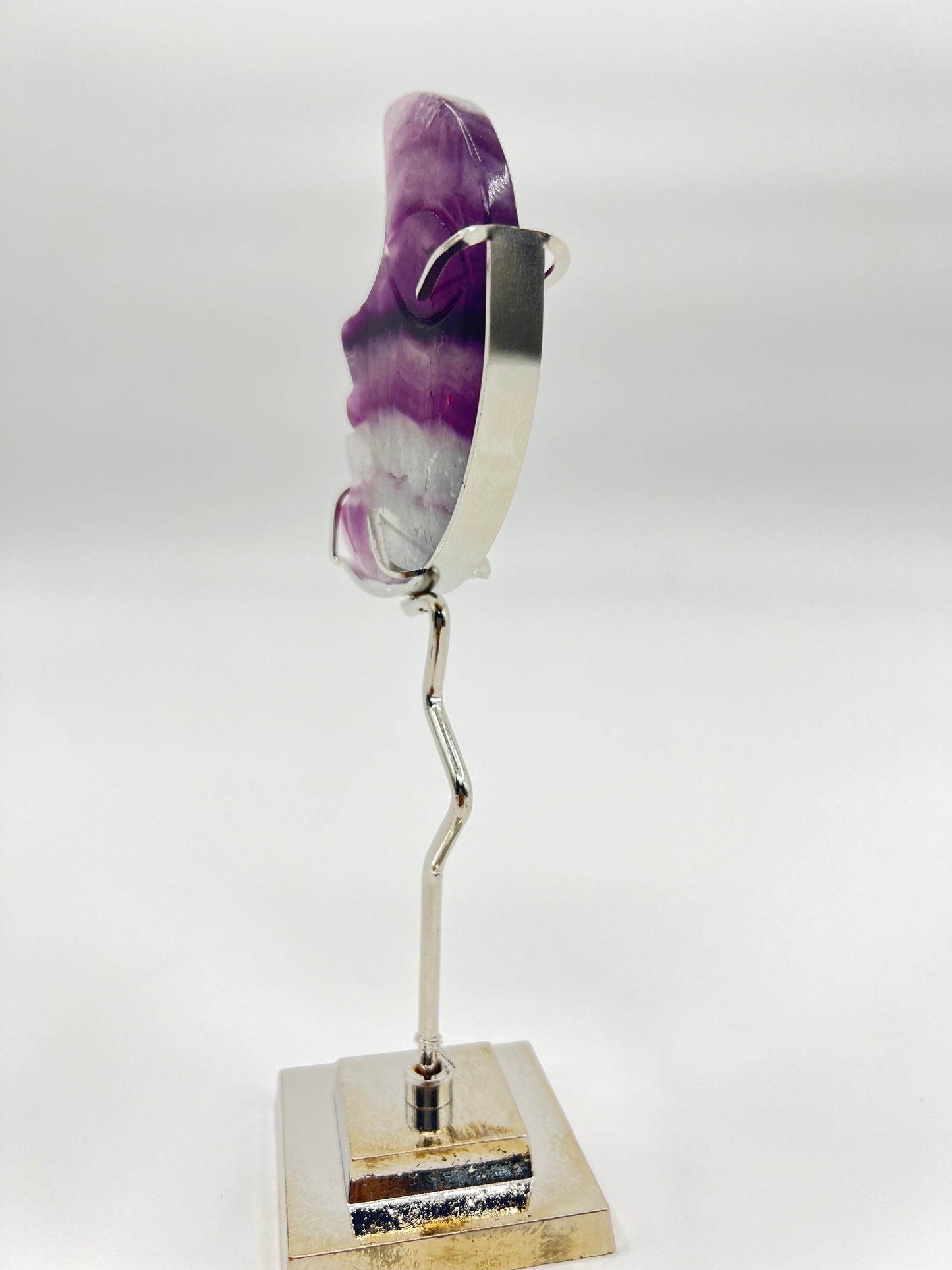 Fluorite Moon Face(WIth Holder)