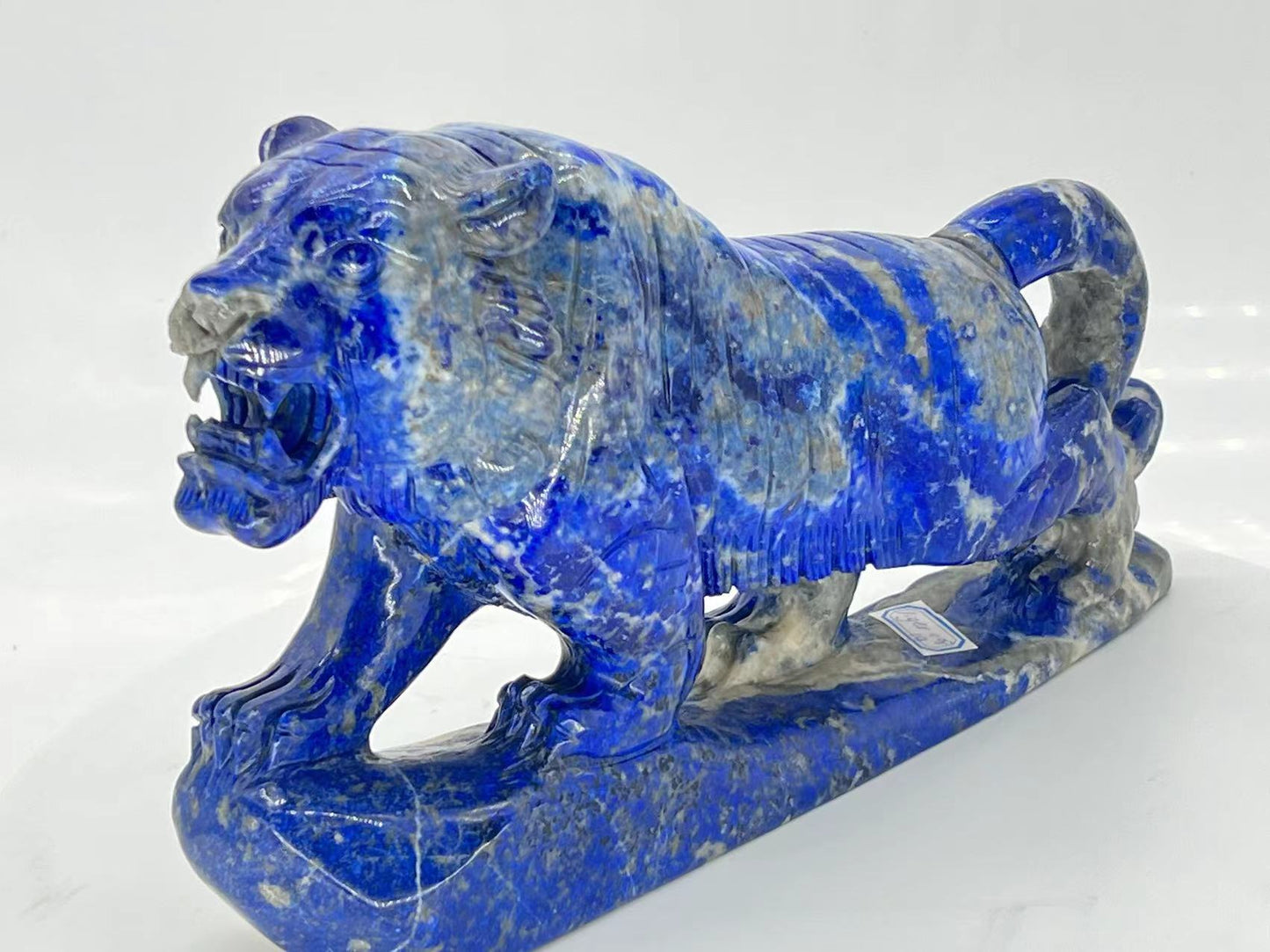 Lapis Lazuli Tiger Carving