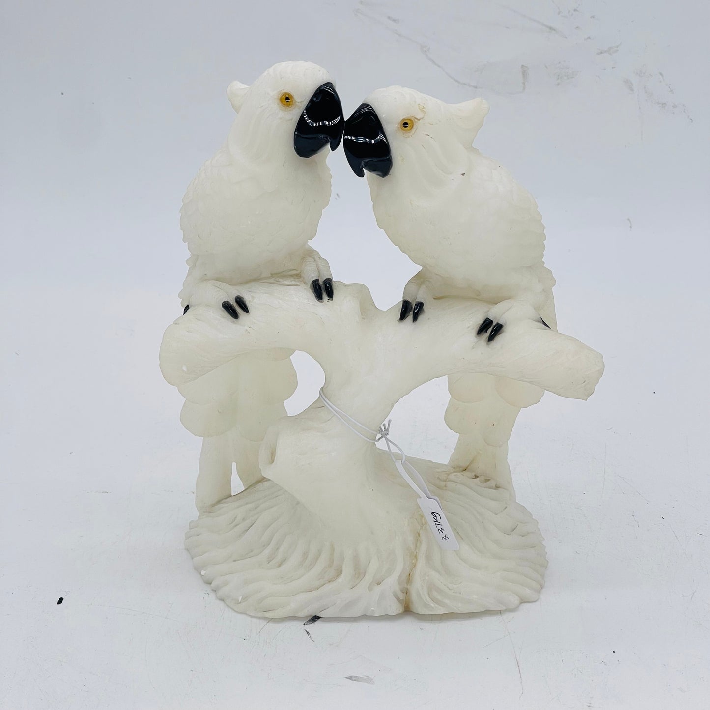 White Jade Parrot Pair