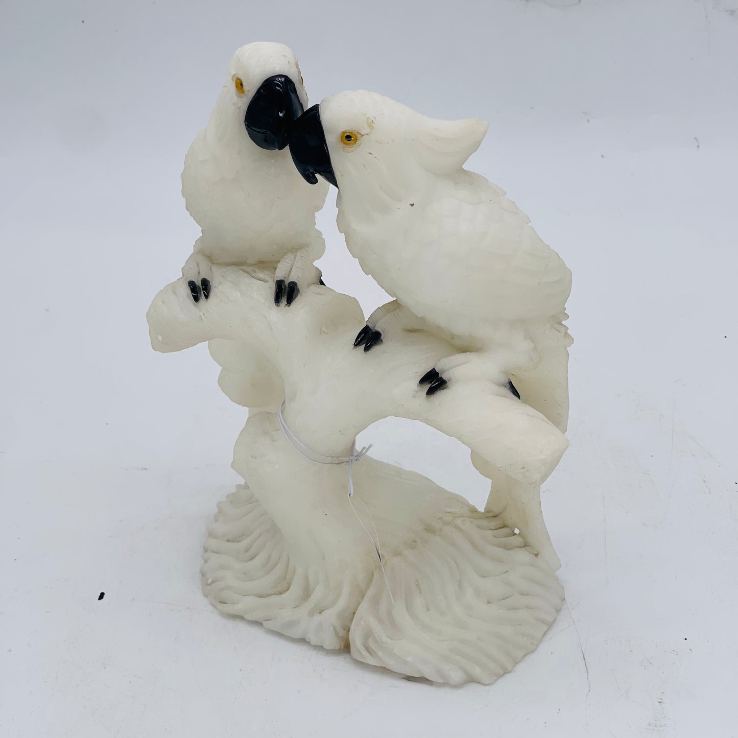 White Jade Parrot Pair