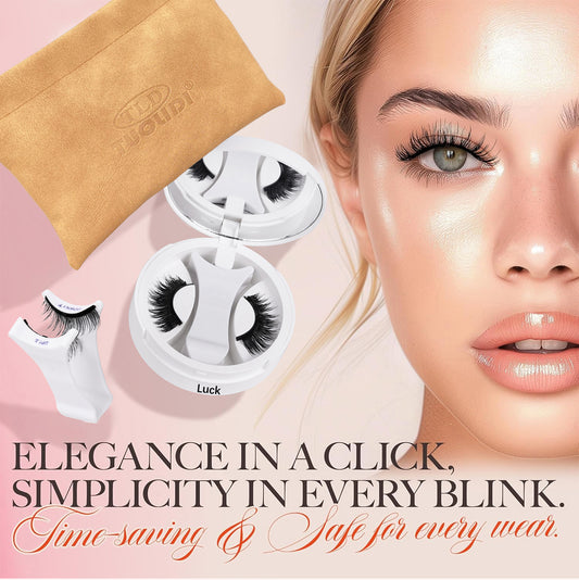 TUOLIDI free customized photo/logo Waterproof, Lightweight, Fluffy False Eyelashes set Magnetic Eyelashes kit with Leather Storage Bag All-in-One Box, long-lasting, Reusable, Glue-Free, Natural Style Makeup Cosmetic
