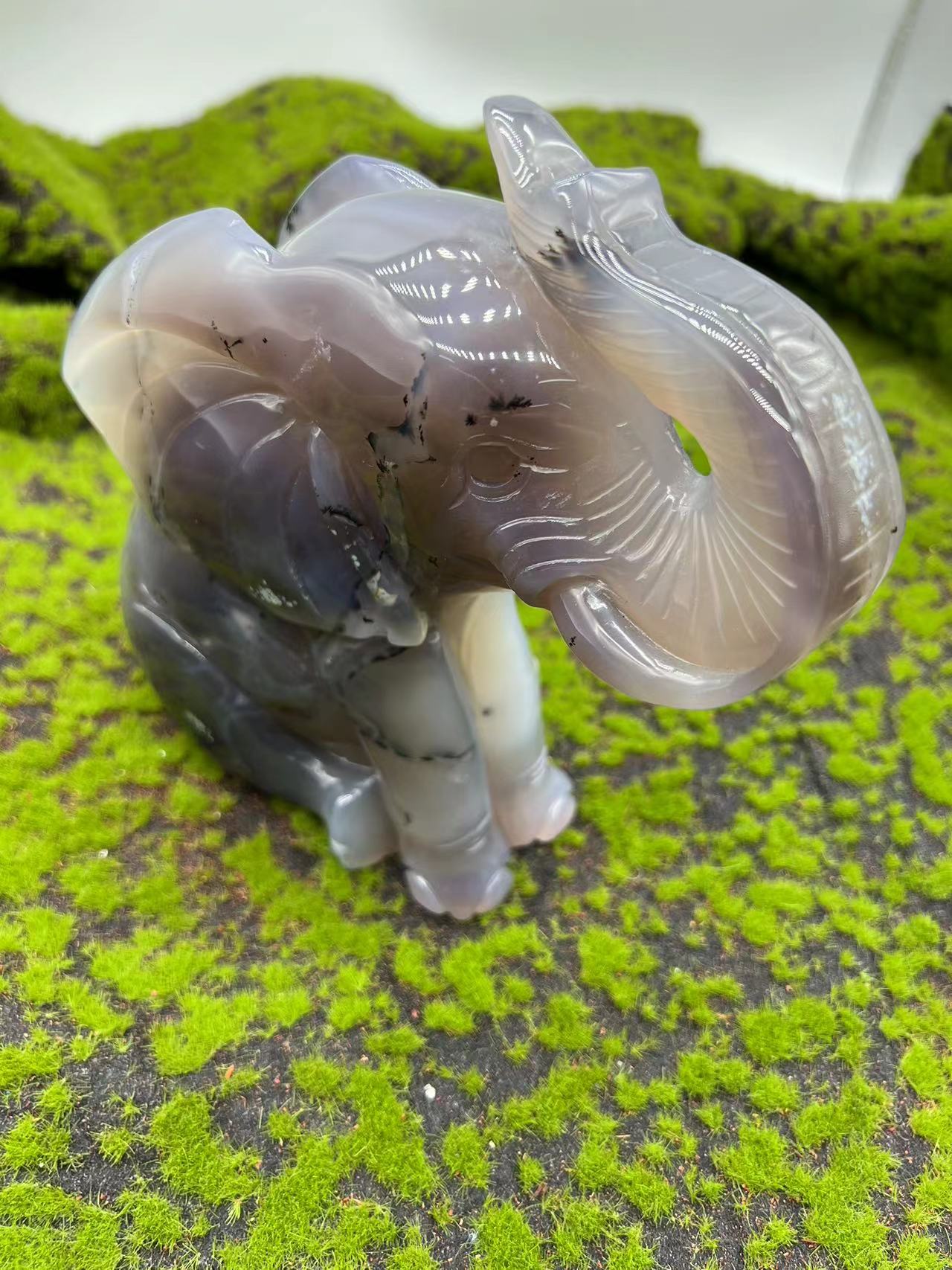 Candy Durzy Agate Elephant(different sizes and different prices)