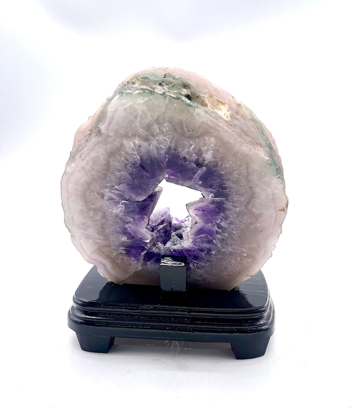 Amethyst Druzy Agate Geode