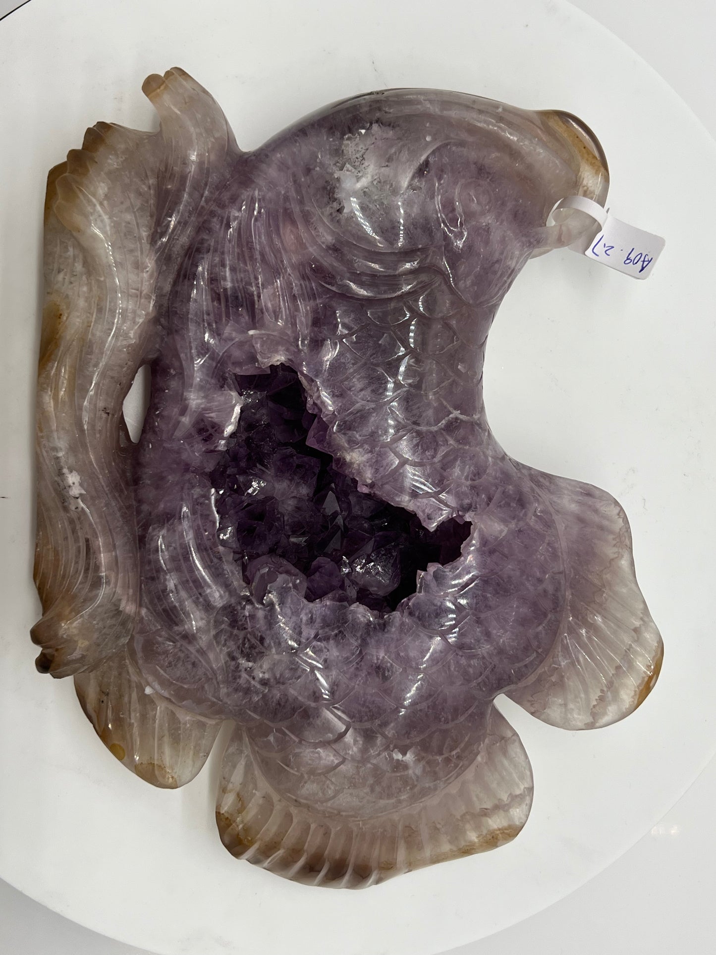 Druzy Amethyst Agate Fish 2.7kg