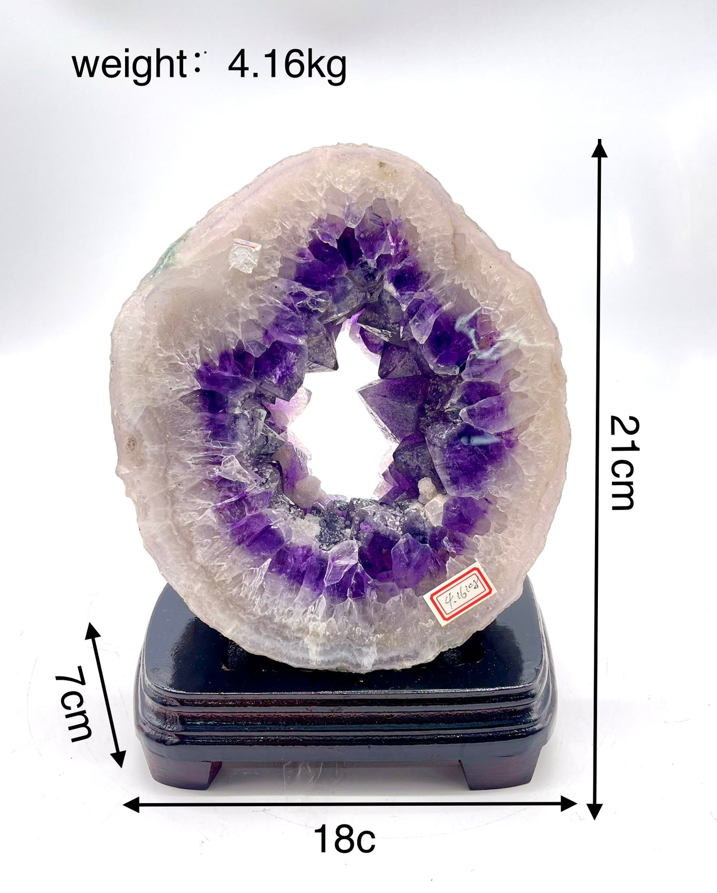 Amethyst Druzy Agate Geode