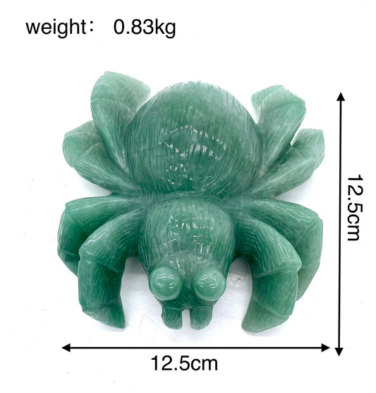 Green Aventurine Spider