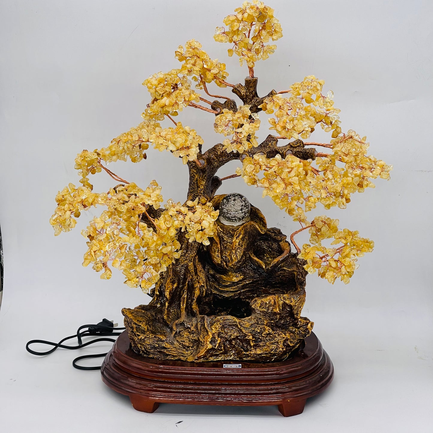 Citrine waterfall money tree