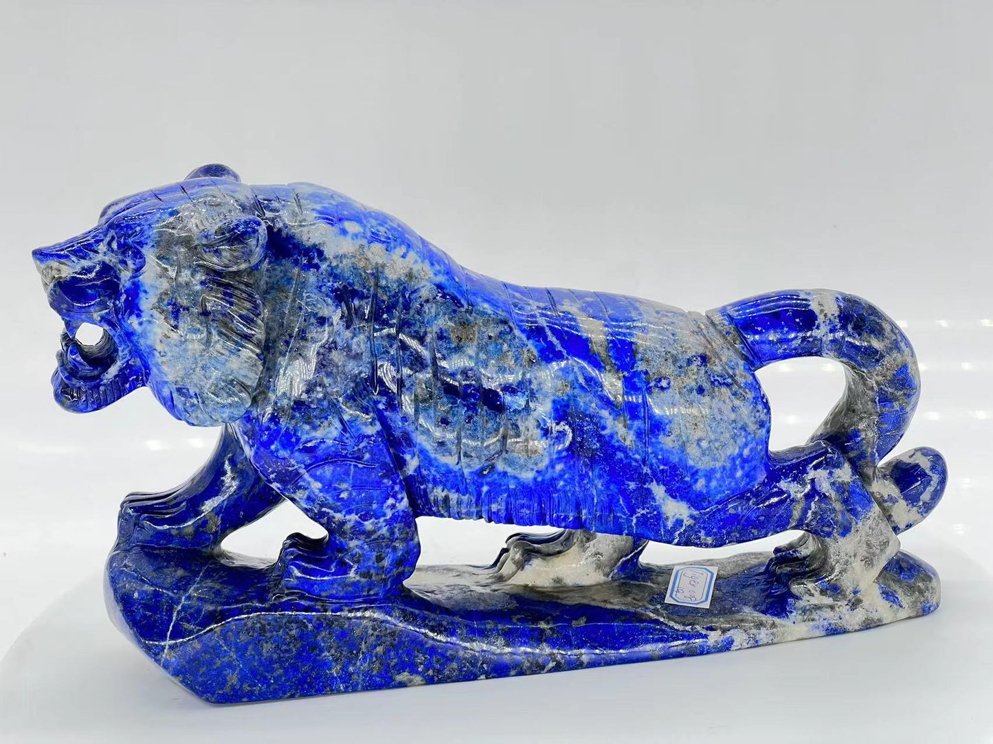 Lapis Lazuli Tiger Carving