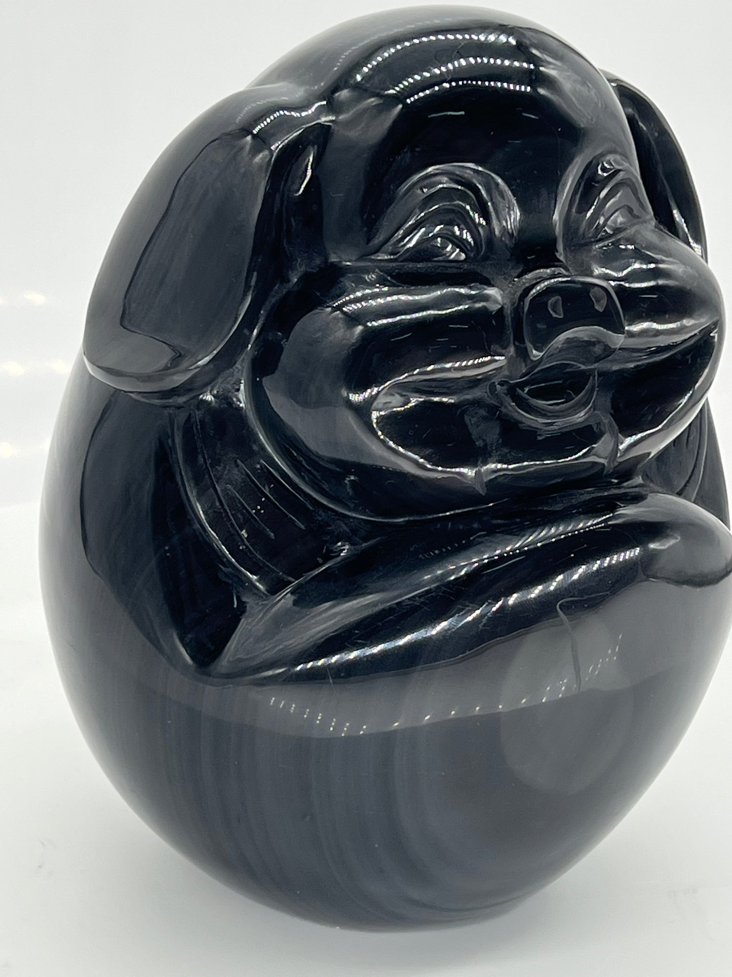 Rainbow Obsidian Pig